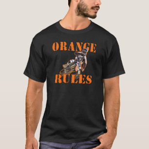 T-shirt Règles oranges