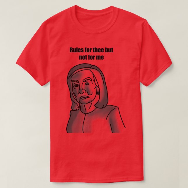 T-shirt Règles Pelosi pour (Design devant)
