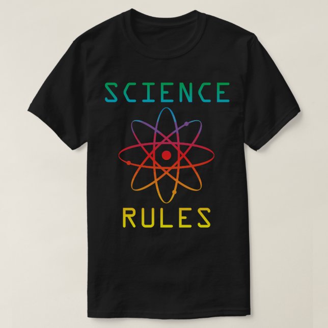 T-shirt Règles scientifiques (Design devant)