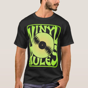 T-shirt Règles vertes de vinyle, ok ?