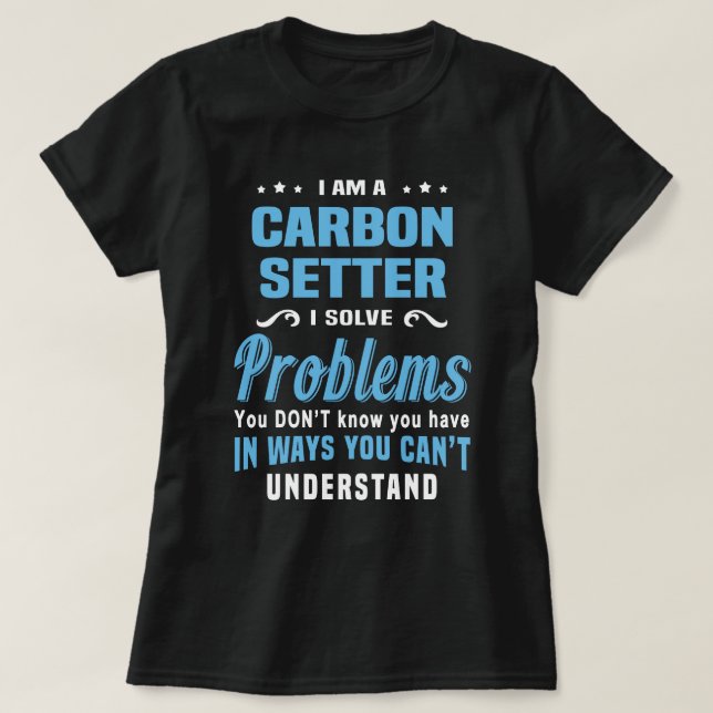 T-shirt Régleur de carbone (Design devant)