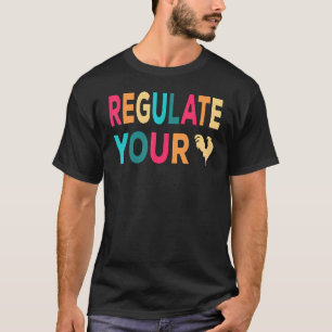 T-shirt Réglez Votre Coq Rétro Coucher de Soleil