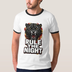 T-shirt Régnez sur la nuit ADOM Black Panther