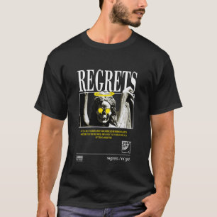 T-shirt Regrets Graffiti Ange - Mode Edge Streetwear
