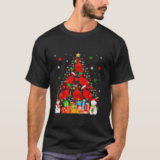 T-shirt Regroupez le Père Noël Renne Elfe Cardinal Oiseaux