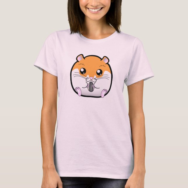 T-shirt Regular Syrian Orange White Hamster (Devant)