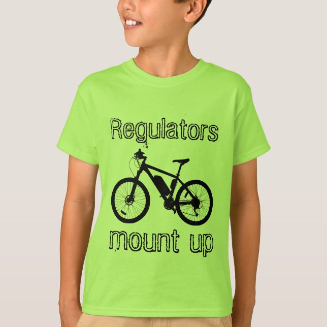 T-shirt Régulateurs de vélo Monter Lyric/Citation Enfants (Devant)