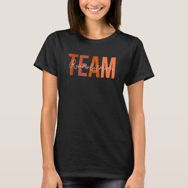 T-shirt Rehab Team   For Rehabilitation Matching Therapy M (Devant)