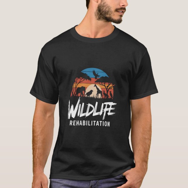 T-shirt Réhabilitation de la faune - Nature n Amoureux des (Devant)