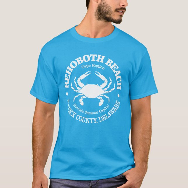 T-shirt Rehoboth Beach (crabe) (Devant)