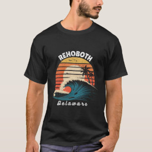 T-shirt Rehoboth Beach Delaware Femmes Hommes Surfboarding