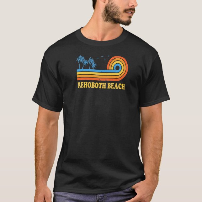 T-shirt Rehoboth Beach Delaware Summer De Tropical (Devant)