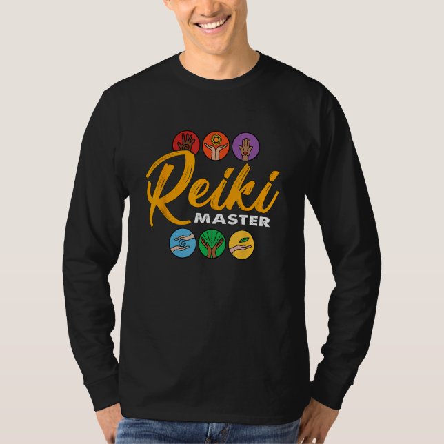 T-shirt Reiki Master Spirituel Healer aime la guérison de  (Devant)
