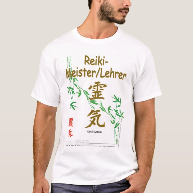 T-shirt Reiki Meister (Devant)
