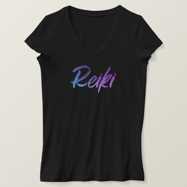 T-shirt *~* Reiki Praticien ou Maître en Santé Energie (Design devant)