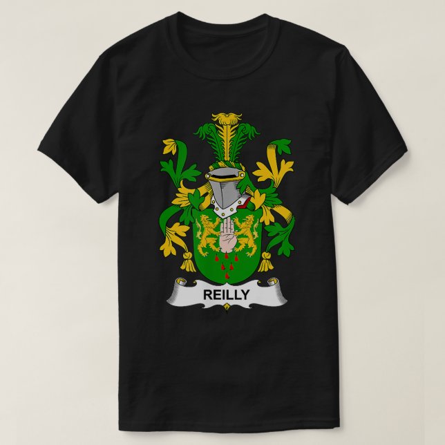 T-shirt Reilly Coat of Arms  Family Crest  (Design devant)