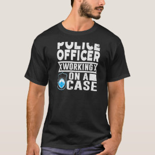 T-shirt Réimpression De Police Pour Officier De Police