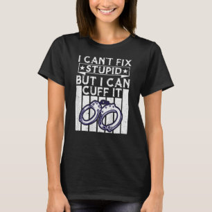 T-shirt Réimpression policière Pour Le Policier 1