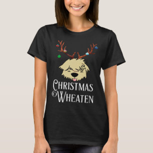 T-shirt Reindee de chien de Terrier roux