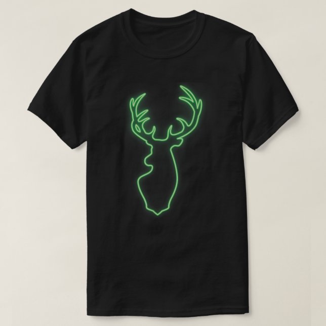 T-shirt Reindee Noël Lumière Noël Fête Animal Deer Wi (Design devant)