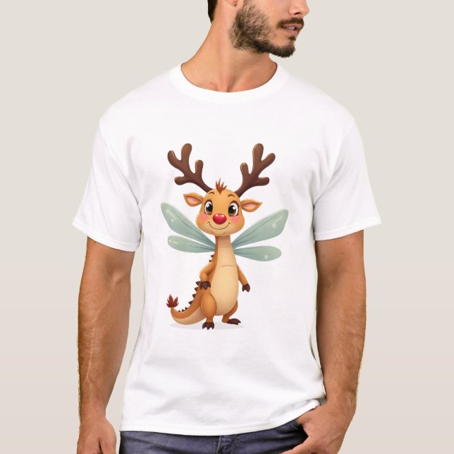 T-shirt Reindeer Dragonfly (Devant)