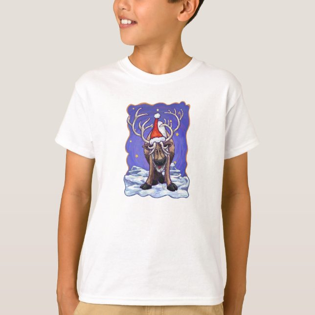 T-shirt Reindeer Holiday (Devant)