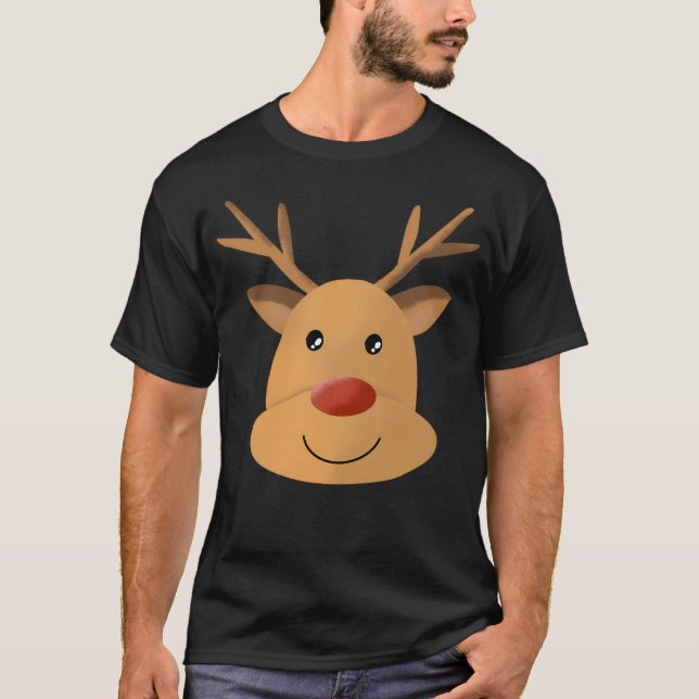 T-shirt Reindeer-Holiday Motif (Devant)