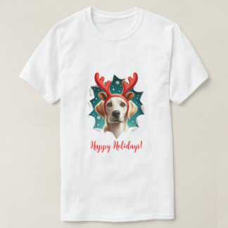 T-shirt Reindeer Retriever du Labrador Christmas