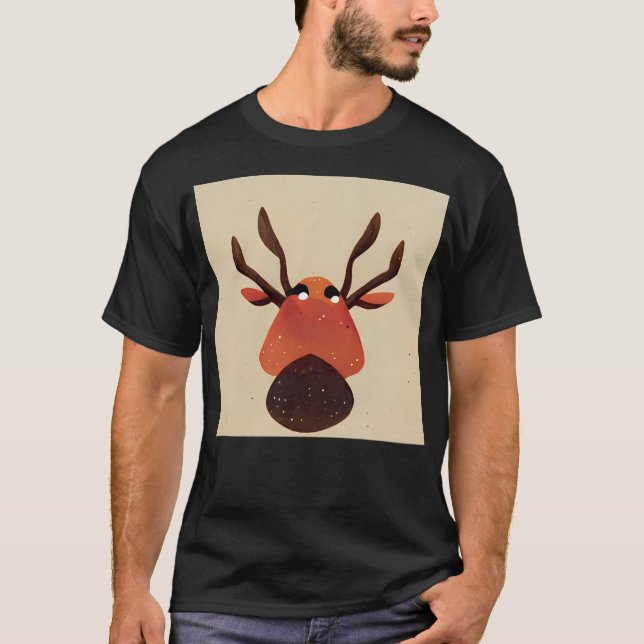 T-shirt Reinder de Noël (Devant)