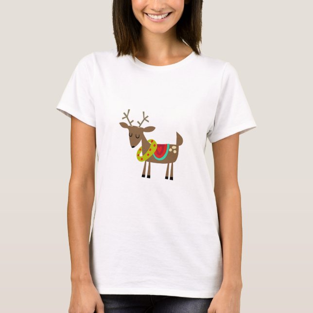 T-shirt Reinder de Noël (Devant)