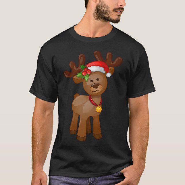 T-shirt Reinder de Noël (Devant)
