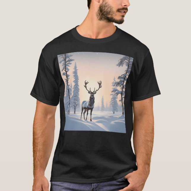 T-shirt Reinder de Noël (Devant)