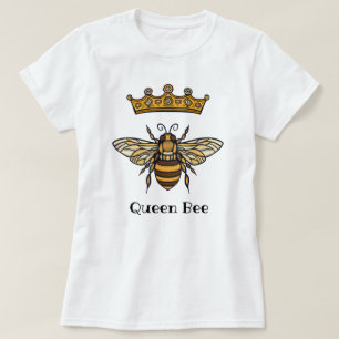 T-shirt Reine abeille avec couronne