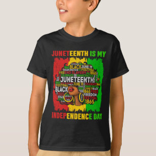 T-shirt Reine Afro Femme Juneteenth Est Mon Jour De L'indé
