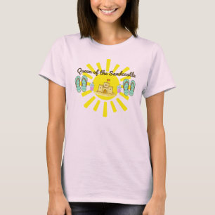T-shirt Reine amusante d'été du Tee-shirt de château de sa