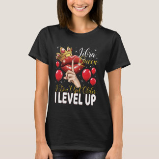 T-shirt Reine Balance Je ne vieillit pas je monte en nivea