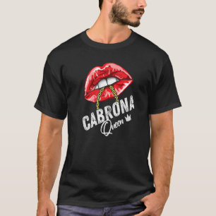 T-shirt Reine Cabrona Latina Levres Chaîne Graphique Améri