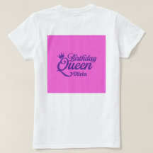 T-Shirt Reine d'Anniversaire