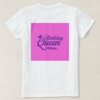 T-Shirt Reine d'Anniversaire
