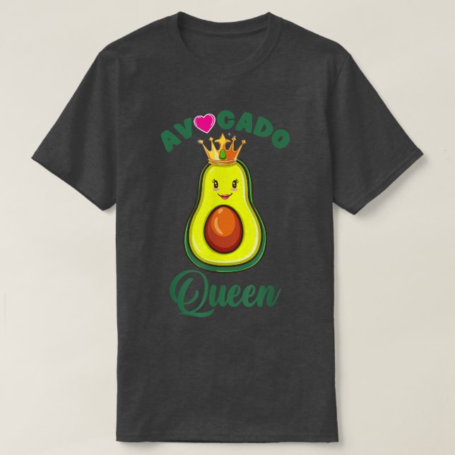 T-shirt Reine d'Avocado pour le Lover d'Avocado (Design devant)