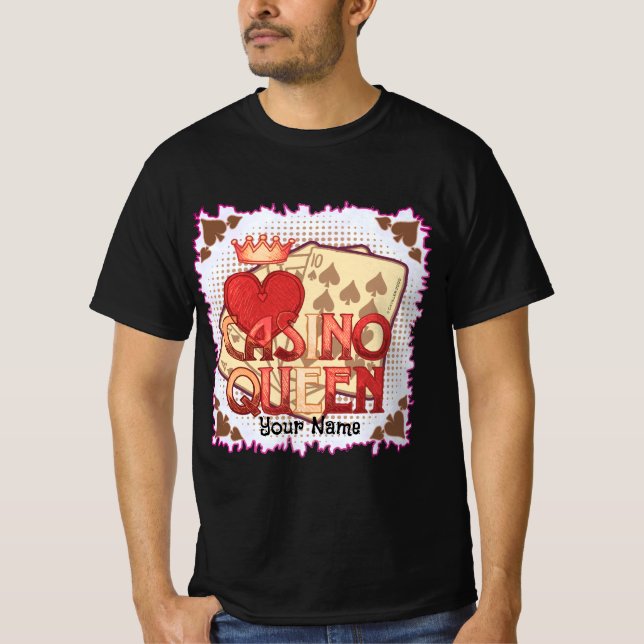 T-shirt Reine de Casino Chaud (Devant)