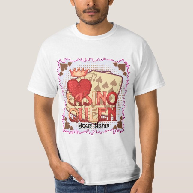 T-shirt Reine de Casino Chaud (Devant)