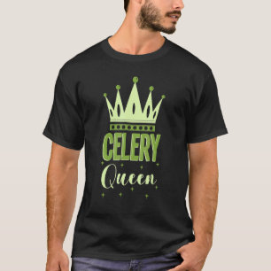 T-shirt Reine de Céleri Végétal Végétarien Végan Mode de v