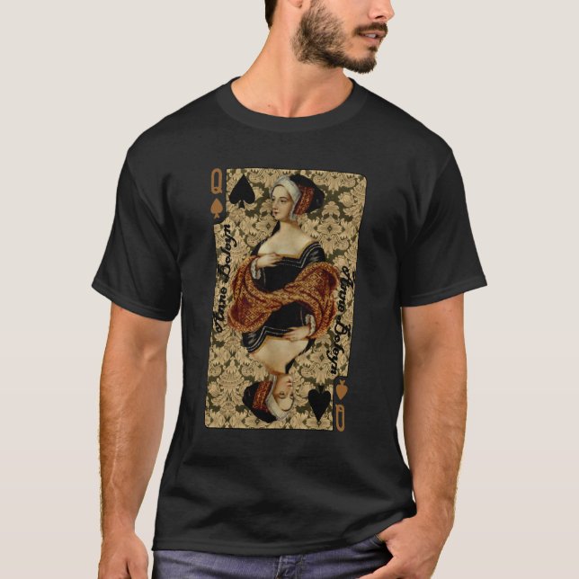 T-shirt Reine de chemise de pelles (Devant)
