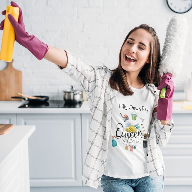 T-shirt Reine de Clean (Créateur téléchargé)