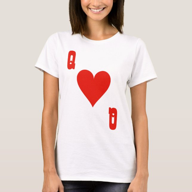 T-Shirt Reine de Cœur (Devant)