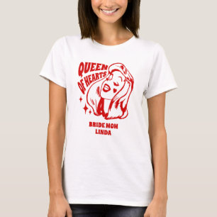 T-shirt Reine de Cœur Maman de la Mariée