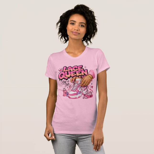T-shirt Reine de dentelle (Devant entier)