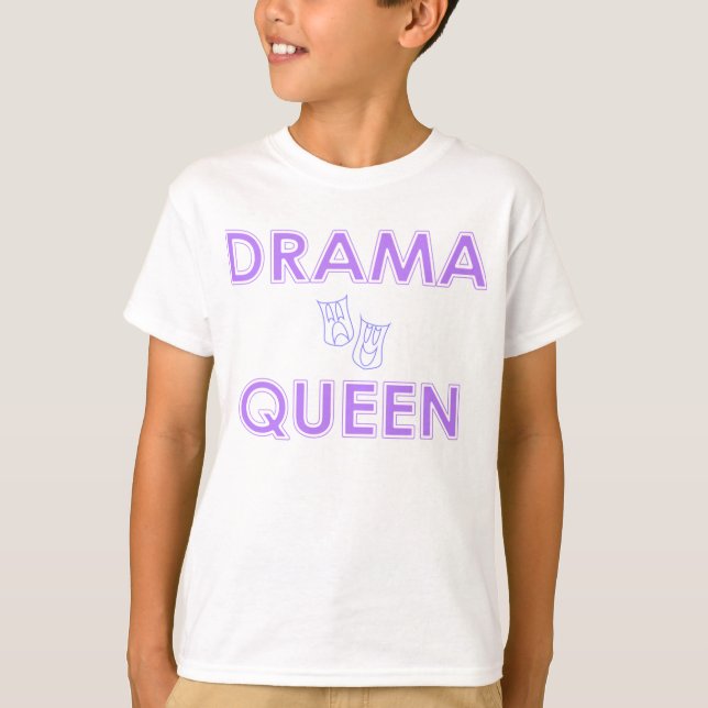 T-shirt Reine de drame (Devant)