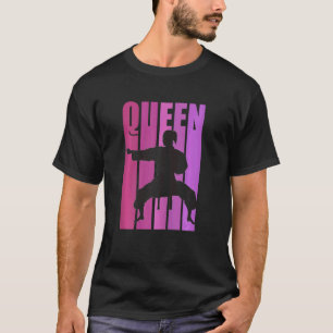 T-shirt Reine de karaté cool silhouette arts martiaux judo